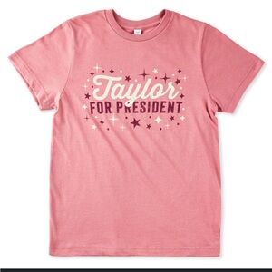 Taylor for President Pink Kids' T-Shirt- M